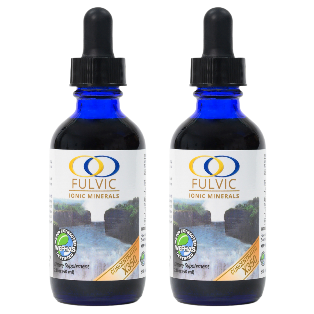 2 Bottles of Fulvic Ionic Minerals X350