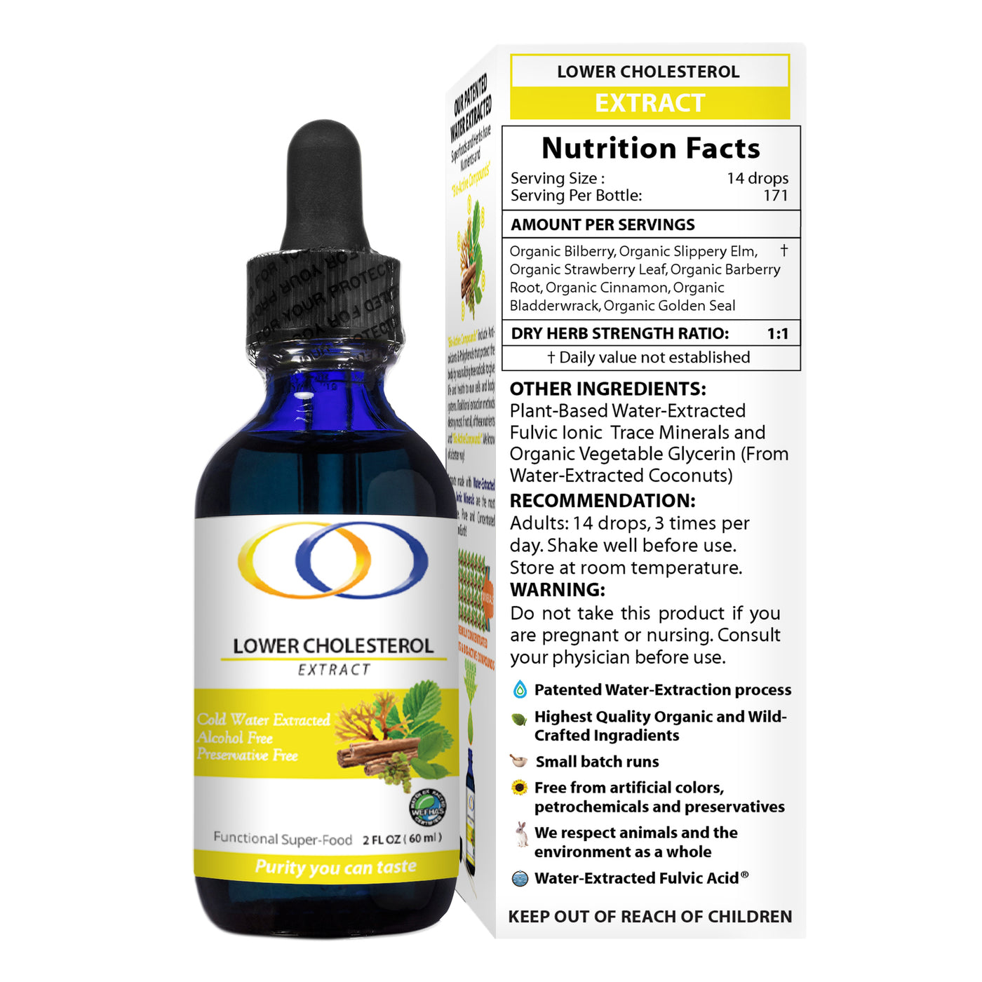 Lower Cholesterol Extract 2oz