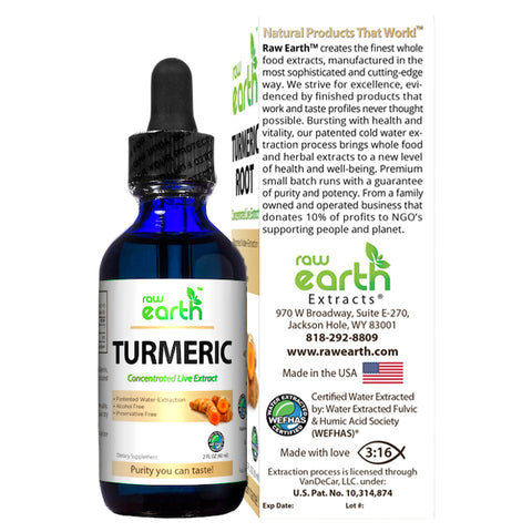 Turmeric Root Extract 2oz - Optimally Organic